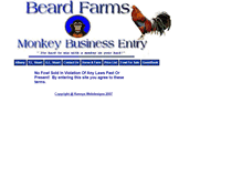 Tablet Screenshot of beardfarms.com